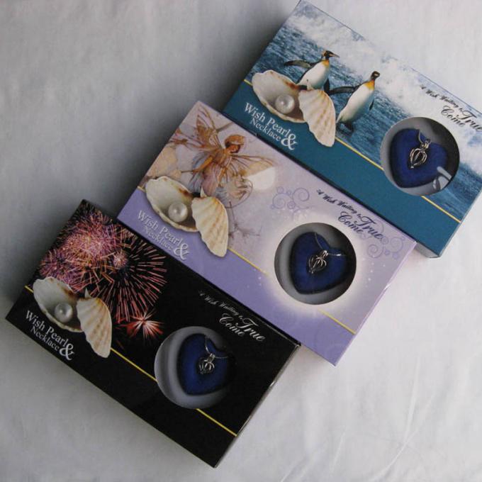 Amazing Love Wish Pearl Gift Jewelry set Necklace Kit with Pendant Cage