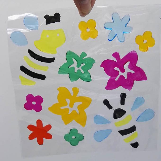 Ecofriendly&Nontoxin adhesive Window Jelly Gel Sticker for Home