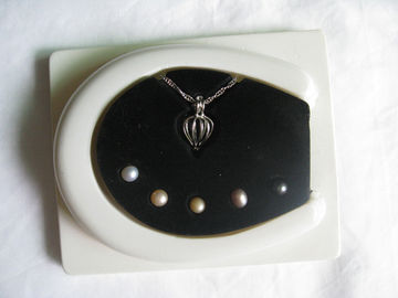 DongHui Brand 5 Pearls Lucky Freshwater Pearl Pendant Necklace Gift Sets