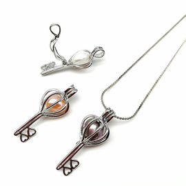 Pearl Cage Locket Findings Cage Pendant Essential Oil Diffuser Locket For Oyster Pearl Girl Women Gits Dropshipping