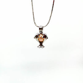 Pearl Cage Locket Findings Cage Pendant For Oyster Pearl Girl Women Gits Dropshipping