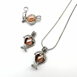 Pearl Cage Locket Findings Cage Pendant For Oyster Pearl Girl Women Gits Dropshipping
