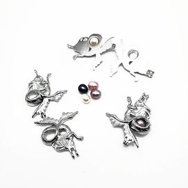 Pearl Cage Pendant Jewelry Making Bead Cage Necklace Aromatherapy Essential Oil Diffuser Box For Oyster Pearl