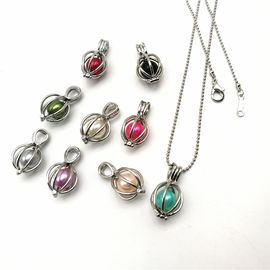 DIY Oyster Pearl Cage Bead and Essential Oil Diffuser Locket Pendant Jewelry Making