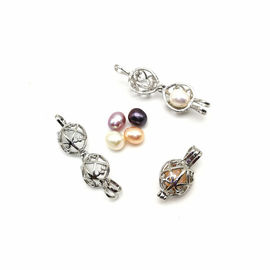 Jewelry Making Oyster Pearl Cage Bead and Essential Oil Diffuser DIY Locket Pendant