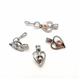 Oyster Pearl Cage Pendant Beads Hollow Essential Oil Diffuser Locket Pendant Jewelry