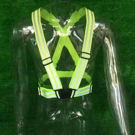 Fashion Motorcycle Bike Drivers Cyclists Fluorescent Reflective Strap Safety White Vest Belt Clothing