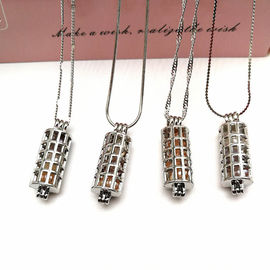 DIY Fashion Natural Freshwater Pearl Bead Cage Pendant Necklace for Girls and women