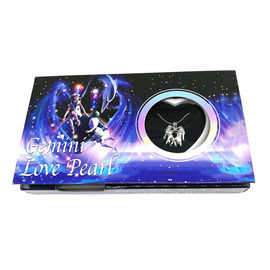 Natural Wish Freshwater Love Pearl Precious Zodiac Cage Holder Necklace Pendant Gift Set