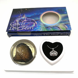 Natural Wish Freshwater Love Pearl Precious 12 Horoscope Zodiac  Cage Holder Necklace Pendant Gift Set