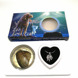 Natural  Freshwater Love Pearl Precious 12 Horoscope Zodiac  Cage Holder Necklace Pendant Gift Set
