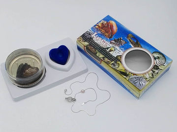 Love Pearl Necklace Jewelry Gift  Perfect Gifts Love Pearl Gift Set,Genuine Pearl in Oyster