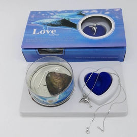 DIY Love Pearl Gift Box Oyster Cage Pendant With Neckalce for Perfect Gifts to your Lover , Mother , Girl friend , Wife