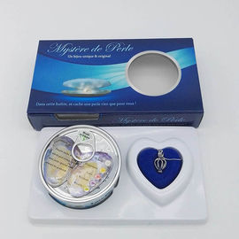 Custom Color Box  Natural Love Pearl Necklace Gift Box With Fashion Cage Pendant sending to Wife,Girl Friend,Mother ect