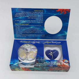 Custom Color Box Love Pearl Necklace Set Oyster Cage Pendant  Wish Pearl Jewelry Gift Box