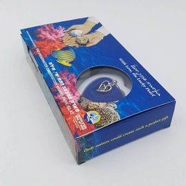 Custom Color Box  DIY Wish Pearl Necklace Gift Box With Fashion Cage Pendant sending to Everybody