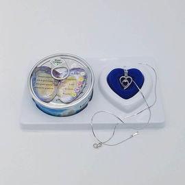 Custom Color Box  DIY Wish Pearl Necklace Gift Box With Fashion Cage Pendant sending to Everybody