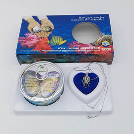 Natural Love Pearl Necklace Gift Box With can Open Cage Pendant sending to Women with Custom Color Box