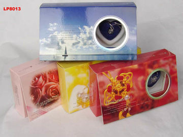 Russian Versions Color Box  Love Pearl Necklace Gift Box With Fashion Cage Pendant for Birthday or Holiday Gift