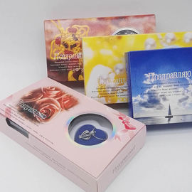 Russian Versions Color Box  Love Pearl Necklace Gift Box With Fashion Cage Pendant for Birthday or Holiday Gift