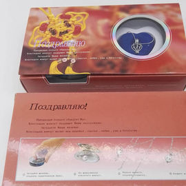 Russian Versions Color Box  Love Pearl Necklace Gift Box With Fashion Cage Pendant for Birthday or Holiday Gift