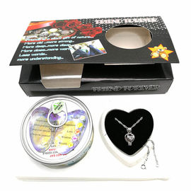 Friend Series Color Box Love Pearl Necklace Gift Box With Fashion Cage Pendant for Promotion Gift