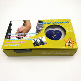 Friend Series Color Box Love Pearl Necklace Gift Box With Fashion Cage Pendant for Birthday Gift