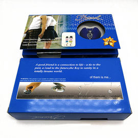 Friend Series Color Box Love Pearl Necklace Gift Box With Fashion Cage Pendant for Birthday Gift