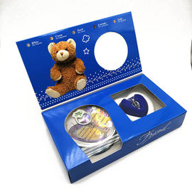 Friend Series Color Box Love Pearl Necklace Gift Box With Fashion Cage Pendant for Birthday Gift