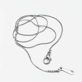 Love Pearl Silver Plated Copper Chain for DIY Jewelry Necklace Accessories