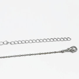 DIY Jewelry Necklace Love Pearl Necklace Cross Chain with 5CM Tail