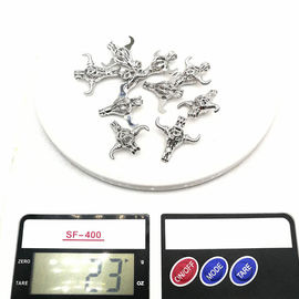 DIY Pendant Jewelry Alloy ox-head Shaped Wish Pearl Cage Pendant