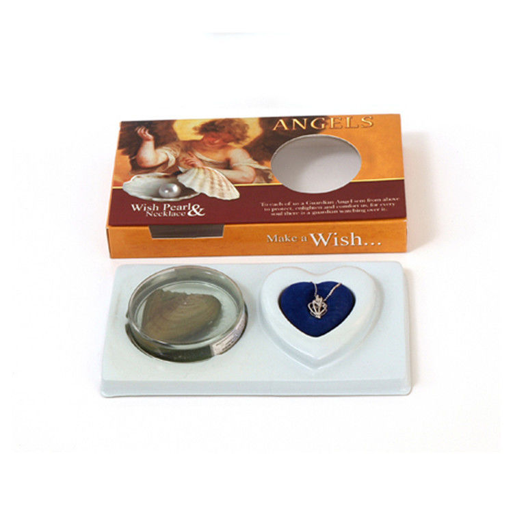 Amazing Love Wish Pearl Gift Jewelry set Necklace Kit with Pendant Cage for women