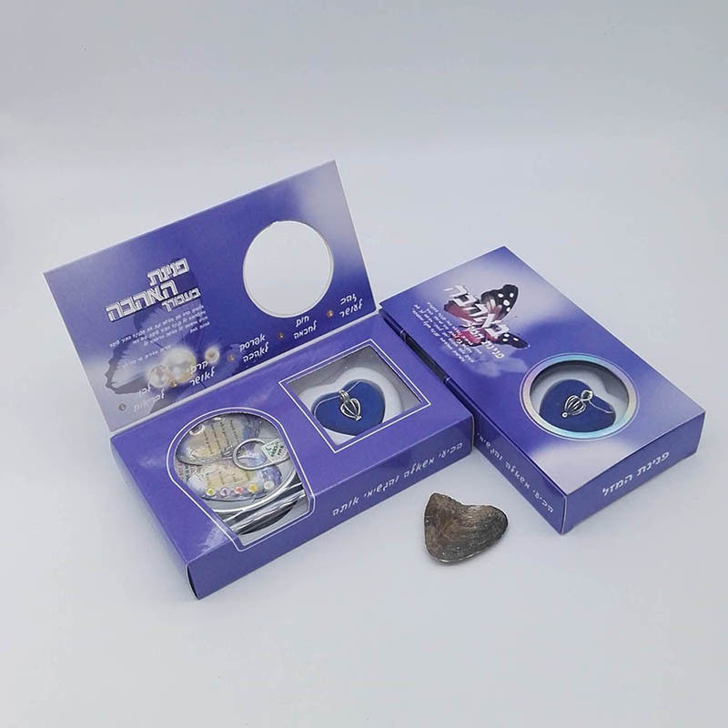 Custom Color Box  Love Pearl Necklace Gift Box With Fashion Cage Pendant for Birthday or Holiday Gift