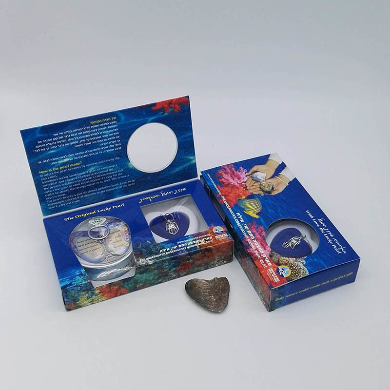 Natural Love Pearl Necklace Gift Box With can Open Cage Pendant sending to Women with Custom Color Box